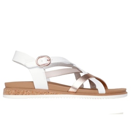 Sandalen Skechers Bobs Desert Kiss Low - Spitzenrang in 114709 -wht weiß