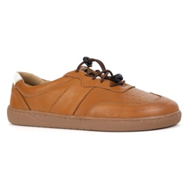 Olivier Barfuß Frauenschuhe minimalistische Lederbreite braune Arie