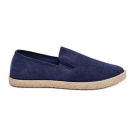 Boto Espadrilles Herren -Sneaker mit Eco Suede Navy Lunaria blau