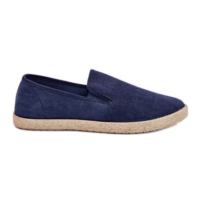 Boto Espadrilles Herren -Sneaker mit Eco Suede Navy Lunaria blau