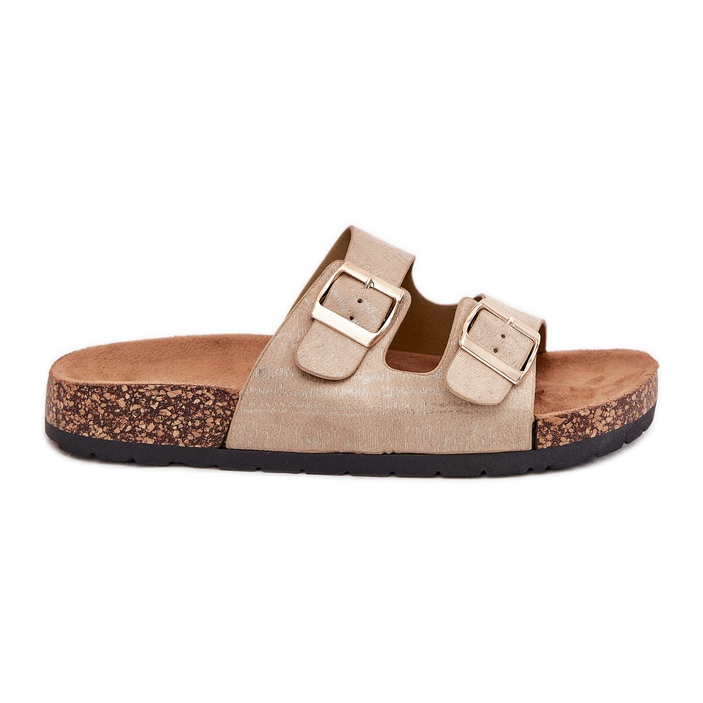 Boto Damenschuhe auf der Cork Sole Gold Cortina golden