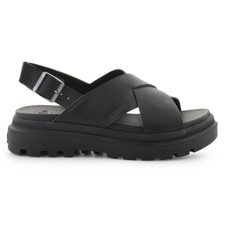 Palladium pallacruise überquerte Sandalen in 94461-008 schwarz