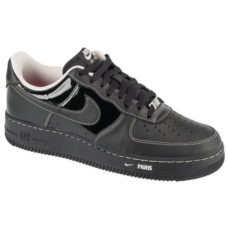 Nike Air Force 1 07 Low City Pack Paris Patent M HV6226-001 Schuhe schwarz