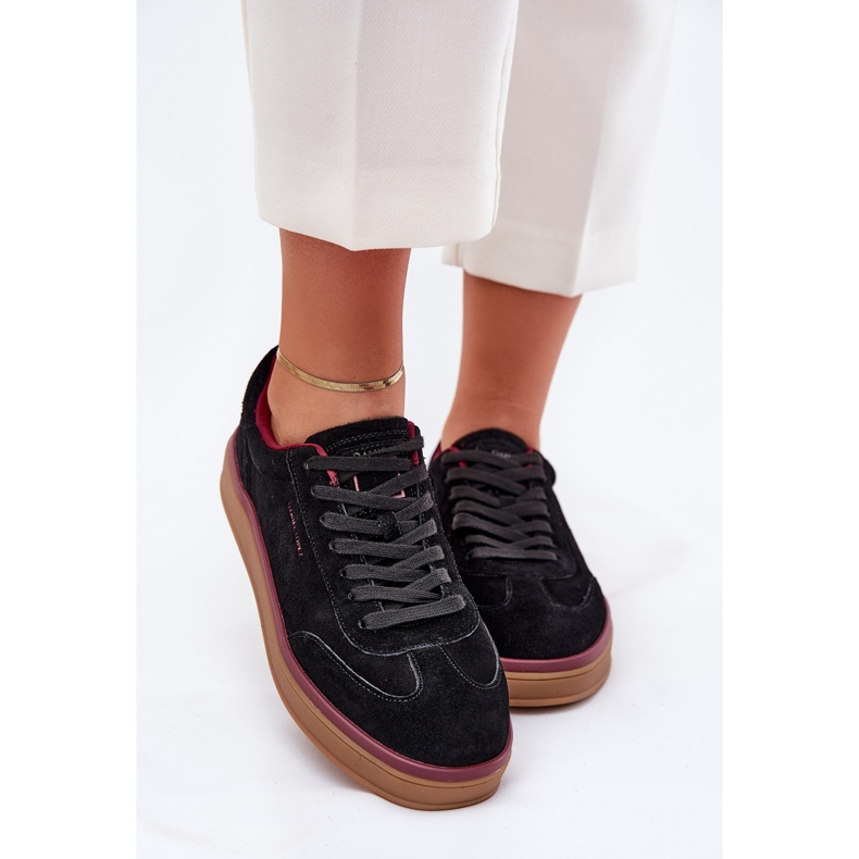 Women's Suede Sneakers Big Star von Daniel Lopez SS2D4006 Schwarz