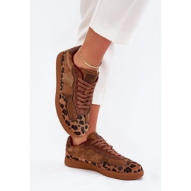 Damen -Sneaker Big Star von Daniel Lopez SS2D4017 Leopard Print braun