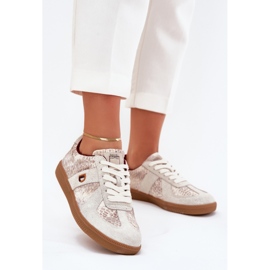Damen -Sneaker Big Star von Daniel Lopez SS2D4032 Tier Beige Muster