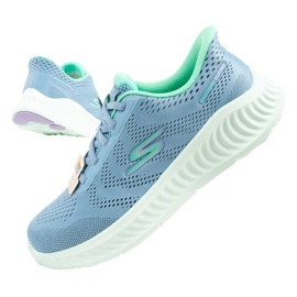 Schuhe Skechers gehen jetzt zu Fuß -Khloe Slip -ins in 125643/BlgR blau