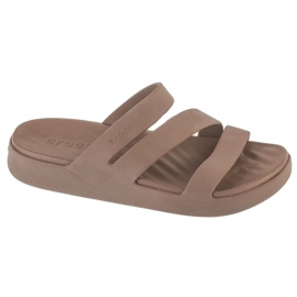 Crocs Getaway Racking Sandal Flip Flops in 209587-0LF braun