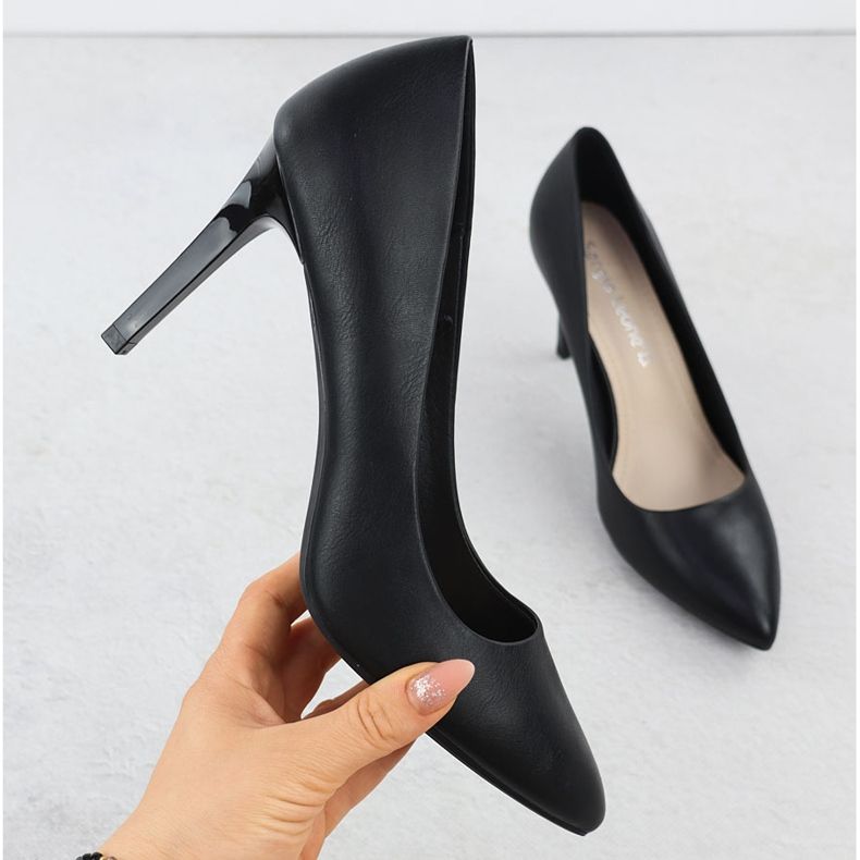 Pumps schwarze High Heels Sergio Leone 1339