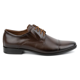 Olivier Herrenschuhe formales Leder 288 Dunkelbraun