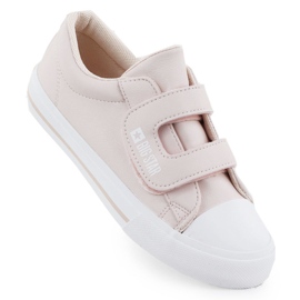 Big Star LL374072 Pink Sneakers aus ökologischem Leder rosa Leder