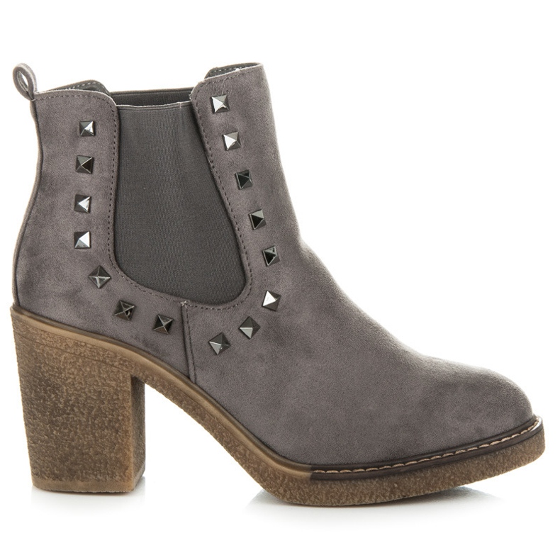 Seastar Stiefel mit Nieten grau