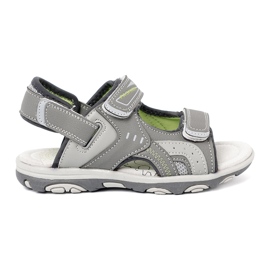 Shelvt Graue Jungen Sandalen