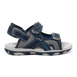 Shelvt Granatapfelsandalen blau