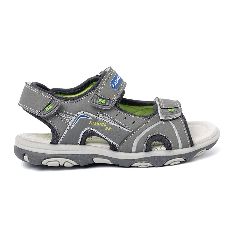 Shelvt Graue Jungen Sandalen