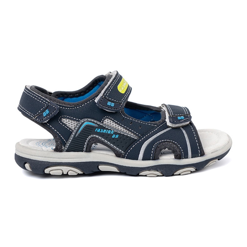 Shelvt Graue Jungen Sandalen blau