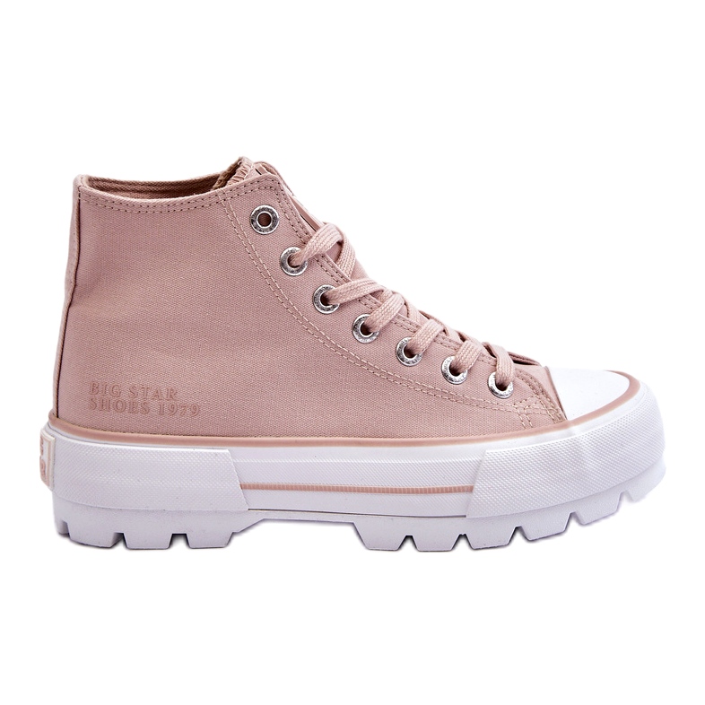 Nude Big Star Damen Turnschuhe LL274157 rosa