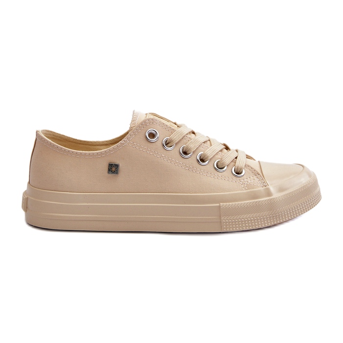 Klassische Damen-Sneaker Big Star NN274286 Beige