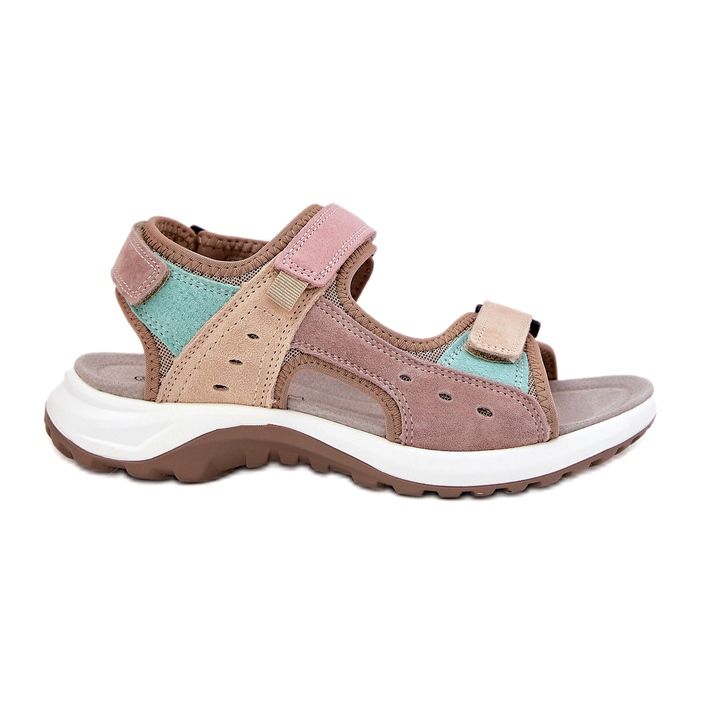 Frauen Ledersandalen McKeylor 95347 Beige