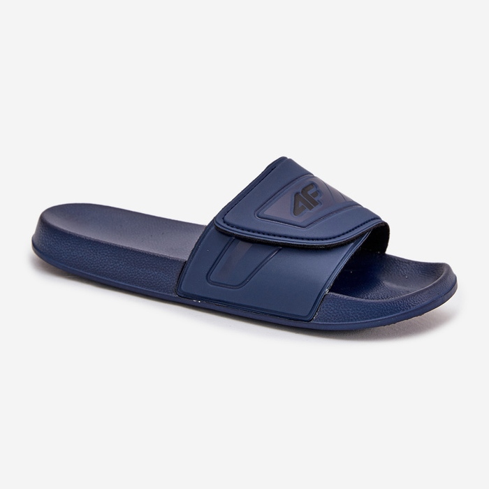 Männer Flip-Flops mit Klettverschluss 4FMM00fflim091-31s Marineblau