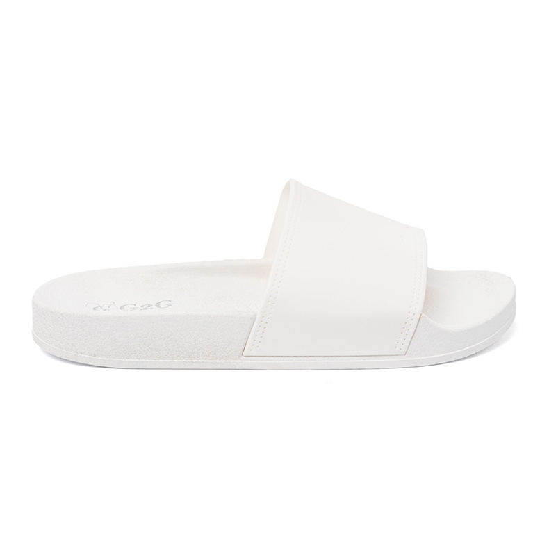 Shelvt Weiße Strandflip Flops