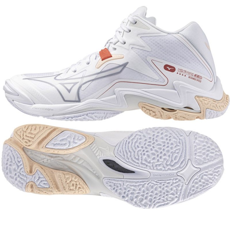 Mizuno Wave Lightning Z8 Mid V1GC240525 Volleyballschuhe weiß
