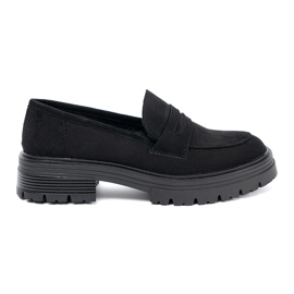 Diamantique Elegante Frauenschuhe auf der Plattform schwarz