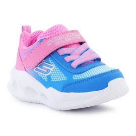 Skechers S Lights-Skechers Sola Glow-Ombre Deluxe JR 303714N-HPBL blau
