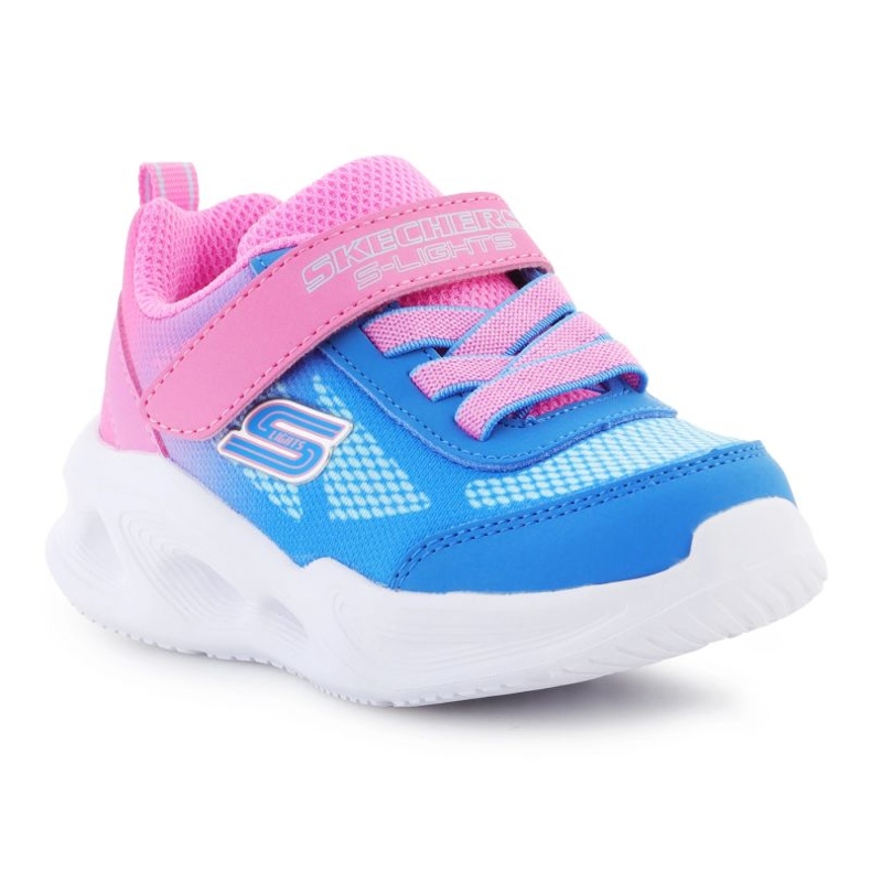 Skechers S Lights-Skechers Sola Glow-Ombre Deluxe JR 303714N-HPBL blau