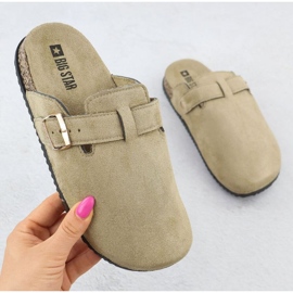 Big Star Suede Flip Flops in SS274738 INT2156B