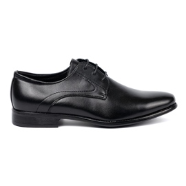 Shelvt Elegante Herrenschuhe in klassischem Schwarz und Glanz