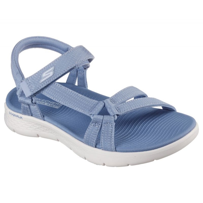 Sandalen Skechers gehen zu Fuß Flex Sandalen-Sublime in 141451-Blu blau