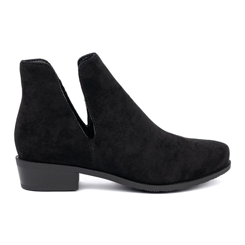 Seastar Schwarze Stiefel mit Ausschnitten