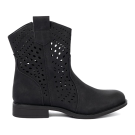 Seastar Openwork Black Stiefel schwarz