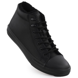 Herren -Turnschuhe für kaum isolierte schwarze Big Star OO174607