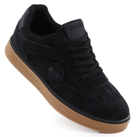 Männer Sportschuhe schwarze Big Star SS174019