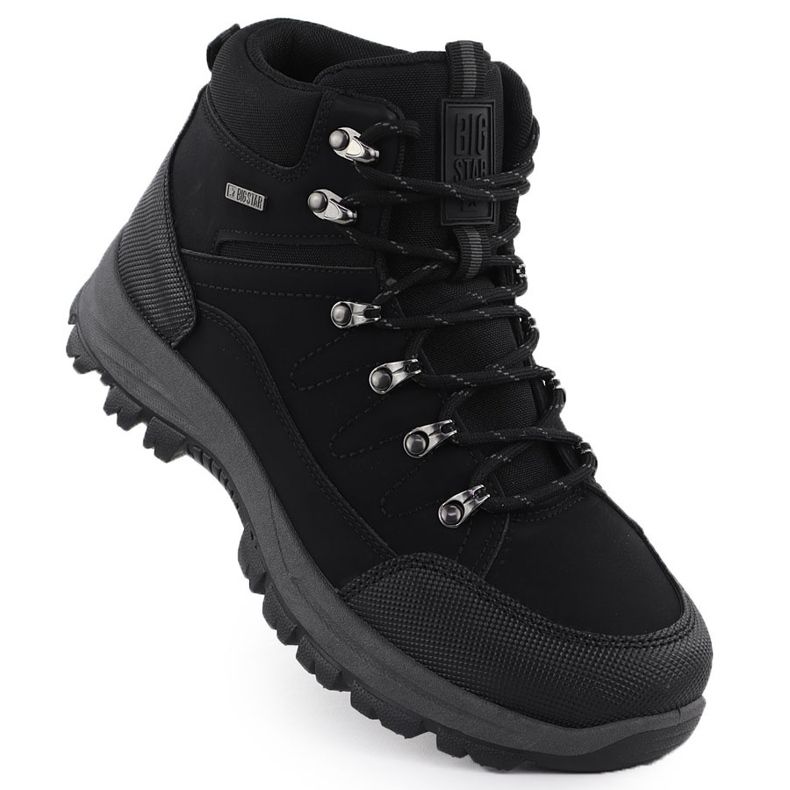 Männer Gastgeber nicht isoliert Black Big Star SS174048 schwarz