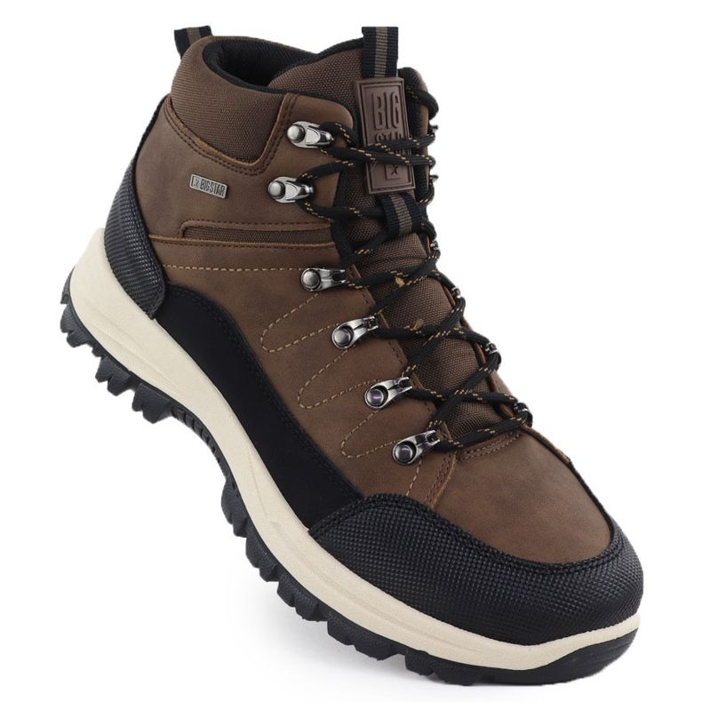 Herrenstiefel nicht isoliert Brown Big Star SS174049 braun