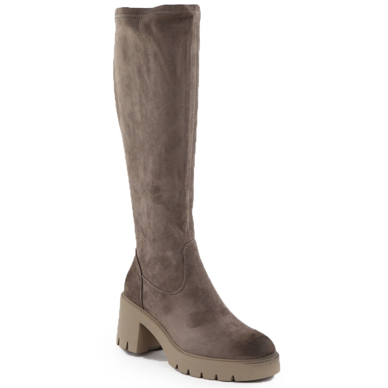 Frauenstiefel isoliert Beige Vinceza 58332