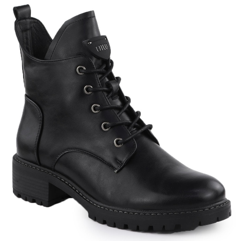 Frauenstiefel isoliert schwarze Vinceza 58609