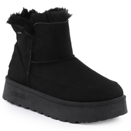Wasserdichte Schneestiefel auf der Black Big Star SS274116 -Plattform schwarz