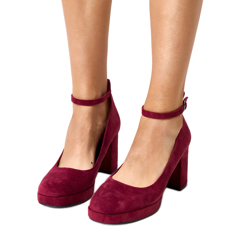 Burgunderpumpen auf dem massiven Barola -Pfosten rot