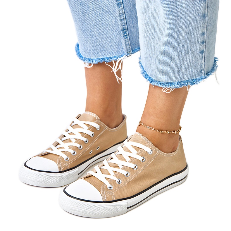 Brown klassische Frauen Zurhat Sneakers braun