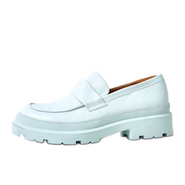 Blaue Mokassins aus Eco -Leather Seraphin