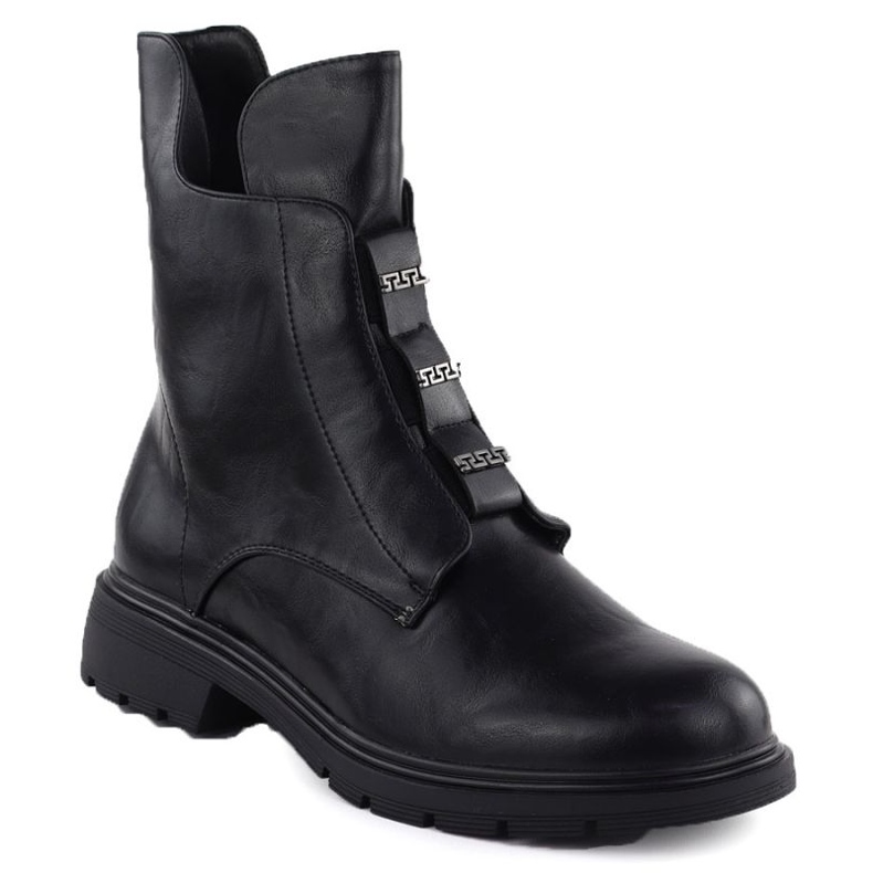 Isolierte Jezzi-Stiefel in MR2501-4 JEZ454A schwarz