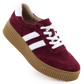 Filippo Wildlederschuhe in DP6776 Paw641a rot