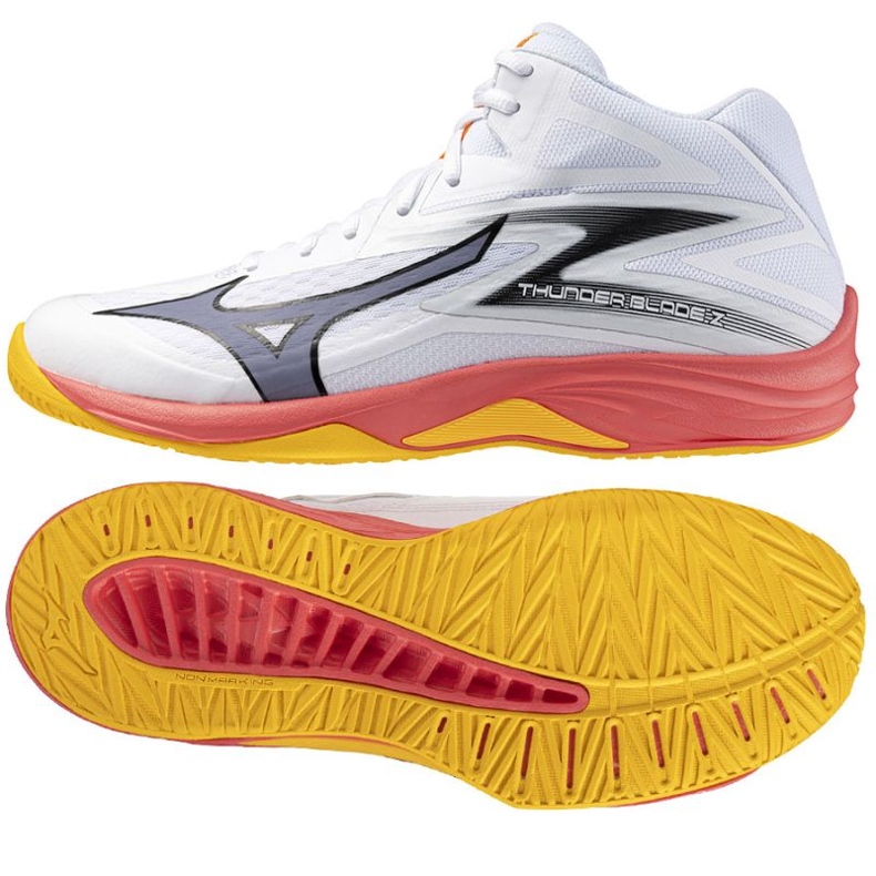 Mizuno Thunder Blade Schuhe mit Mid V1GA237598 weiß