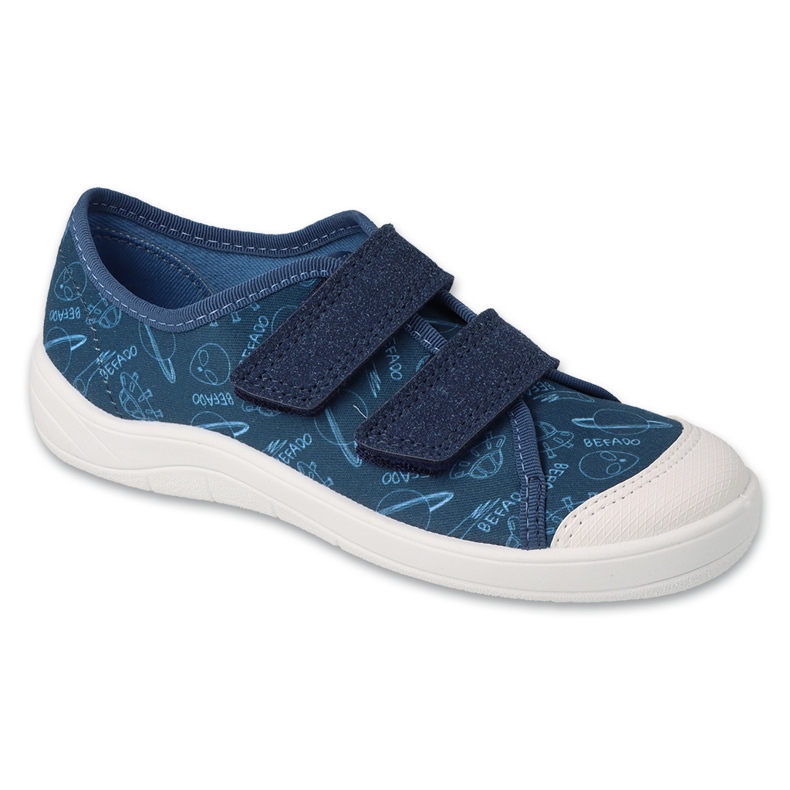 Befado Kinder-Sneaker mit Klettverschluss 772Y016 Marineblau