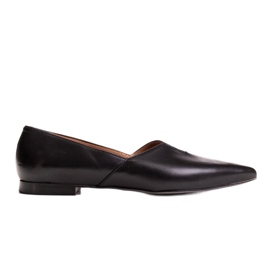 Marco Shoes Schwarz Frauen Ballerinas Marco 1285 mit einem Schnitt -Out