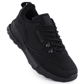 Herren Sportschuhe isolierte schwarze Big Star SS174411